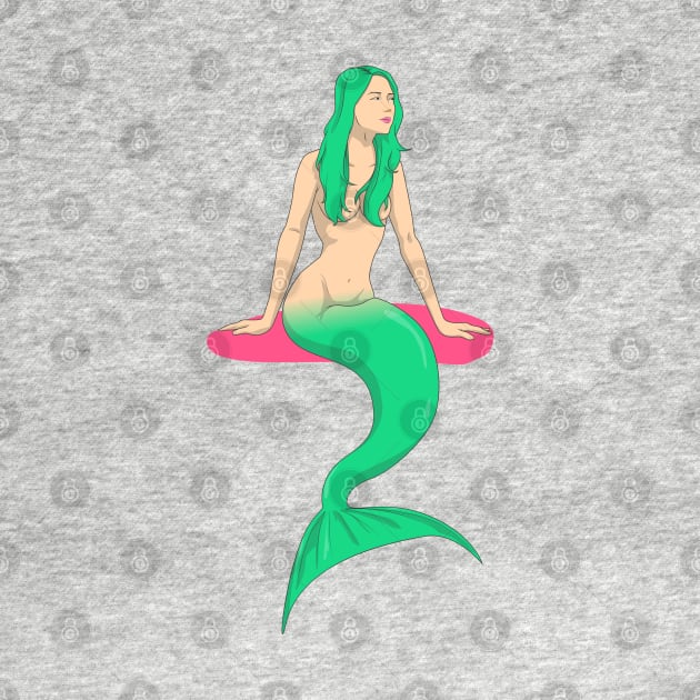 Mermaid by Sticker Steve